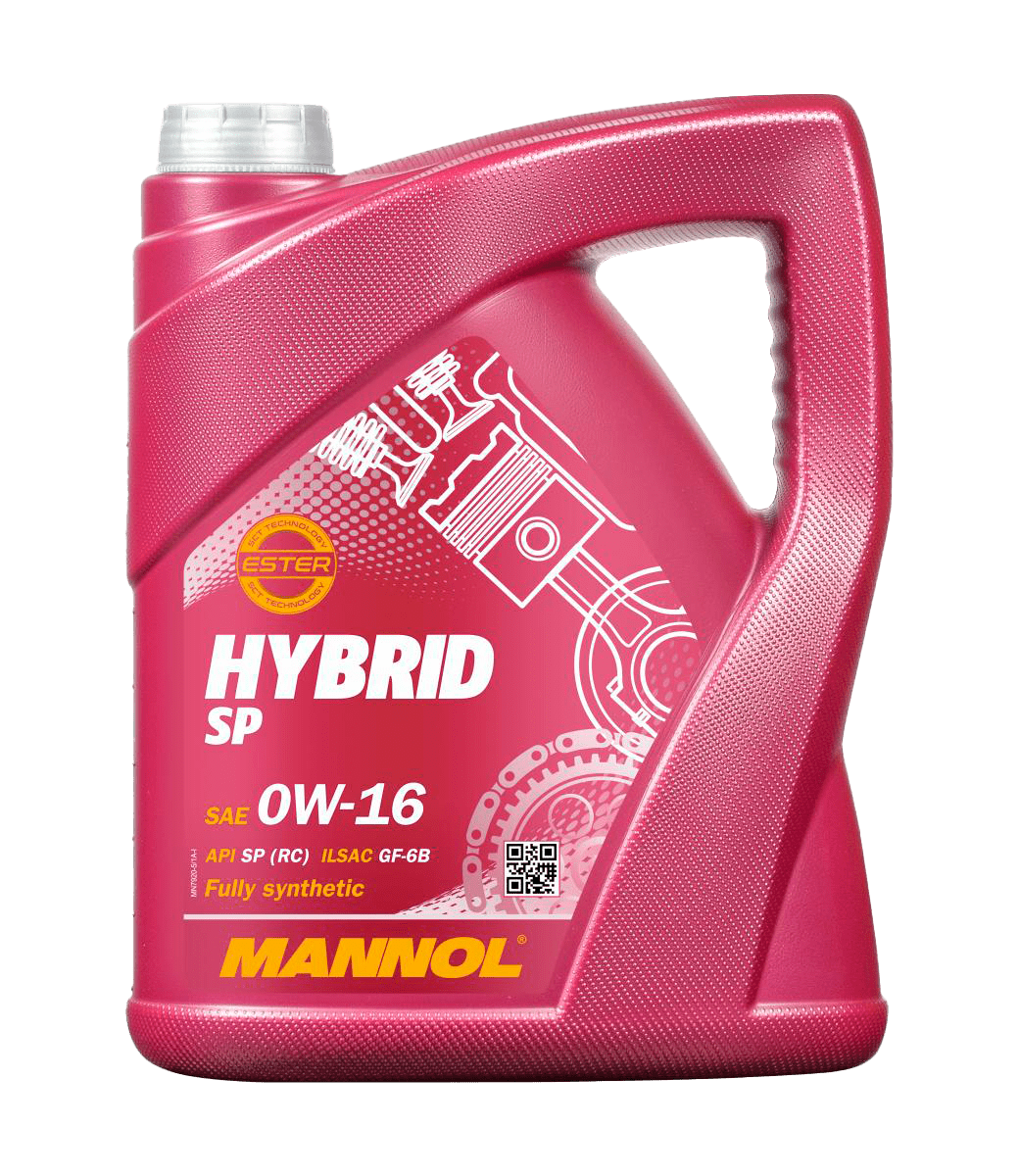 Моторное масло Mannol Hybrid SP 0W16, 5л